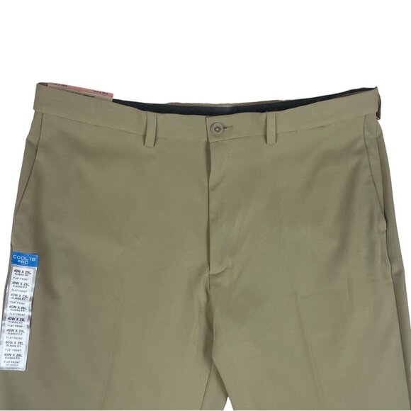 Haggar Men's Beige Khaki Pants Sz 40x29 - NWT - Picture 6 of 12
